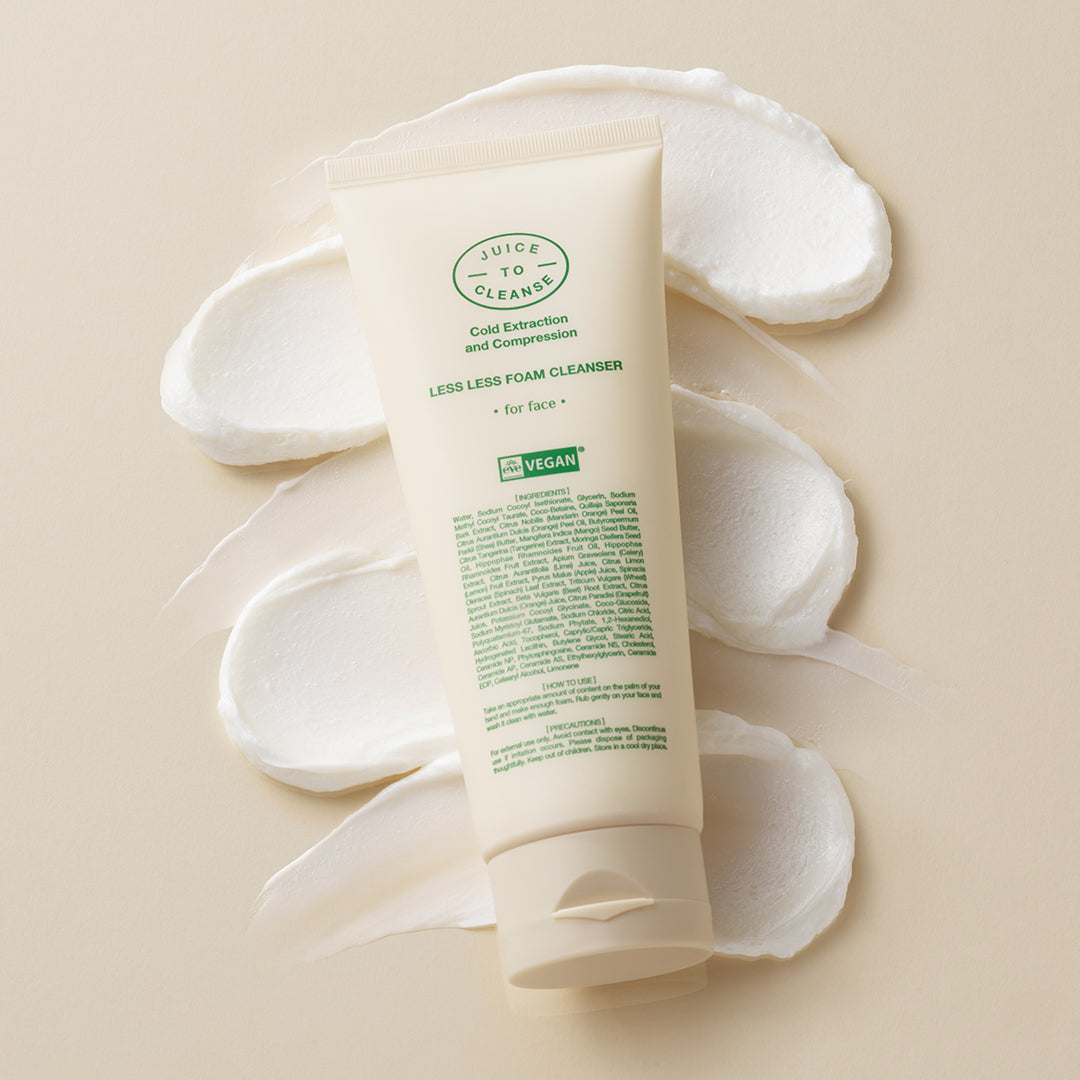 Juice to Cleanse Less Less Foam Cleanser (Vegan) 160g