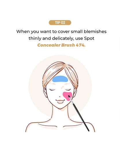 Studio 17 Spot concealer brush 474