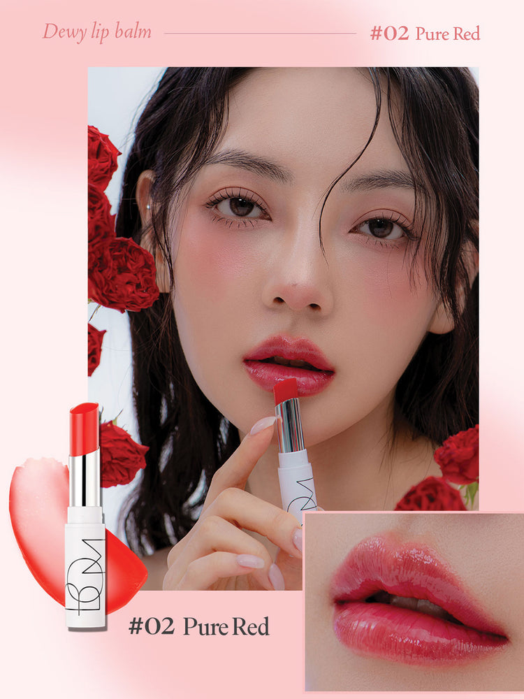 B.O.M - Dewy Lip Balm #02 Pure Red – view 2