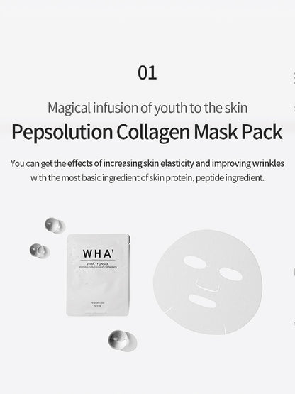 WHA'YUNSUL Pepsolution Collagen Mask Pack