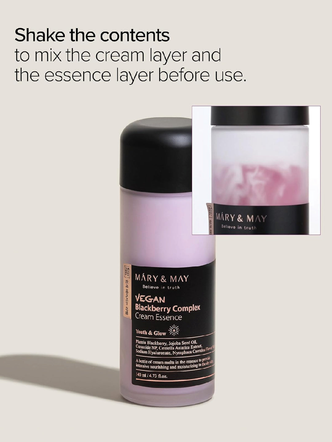 Mary&May Vegan Blackberry Complex Cream Essence 140ml