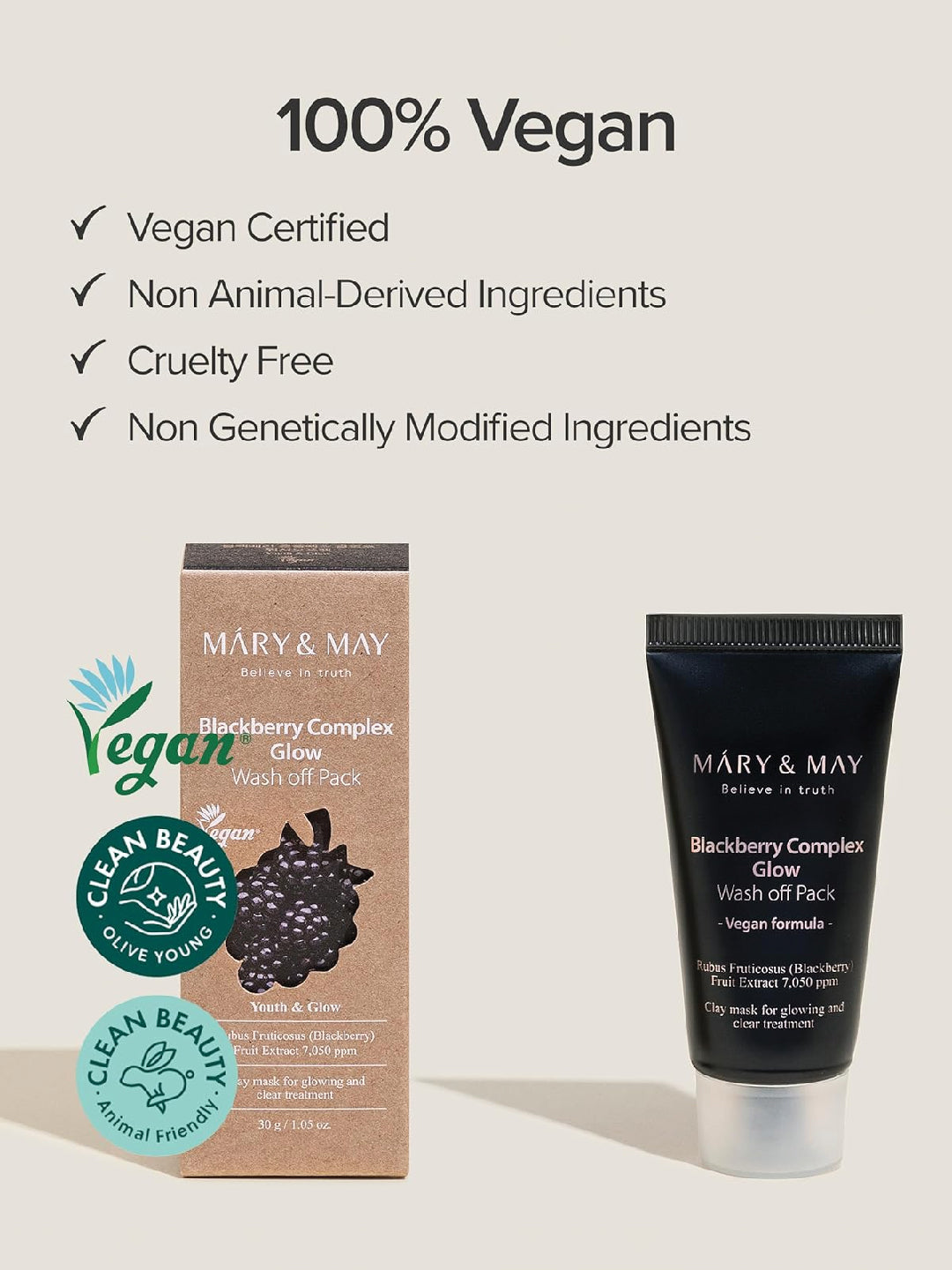 Mary&May Blackberry Complex Glow Washoff Pack 30gm