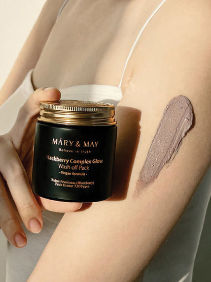 Mary&May Blackberry complex Glow Washoff Pack 125g