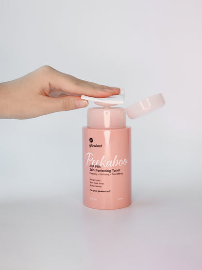 Glowiest Peekaboo AHA PHA Skin Perfecting Face Toner