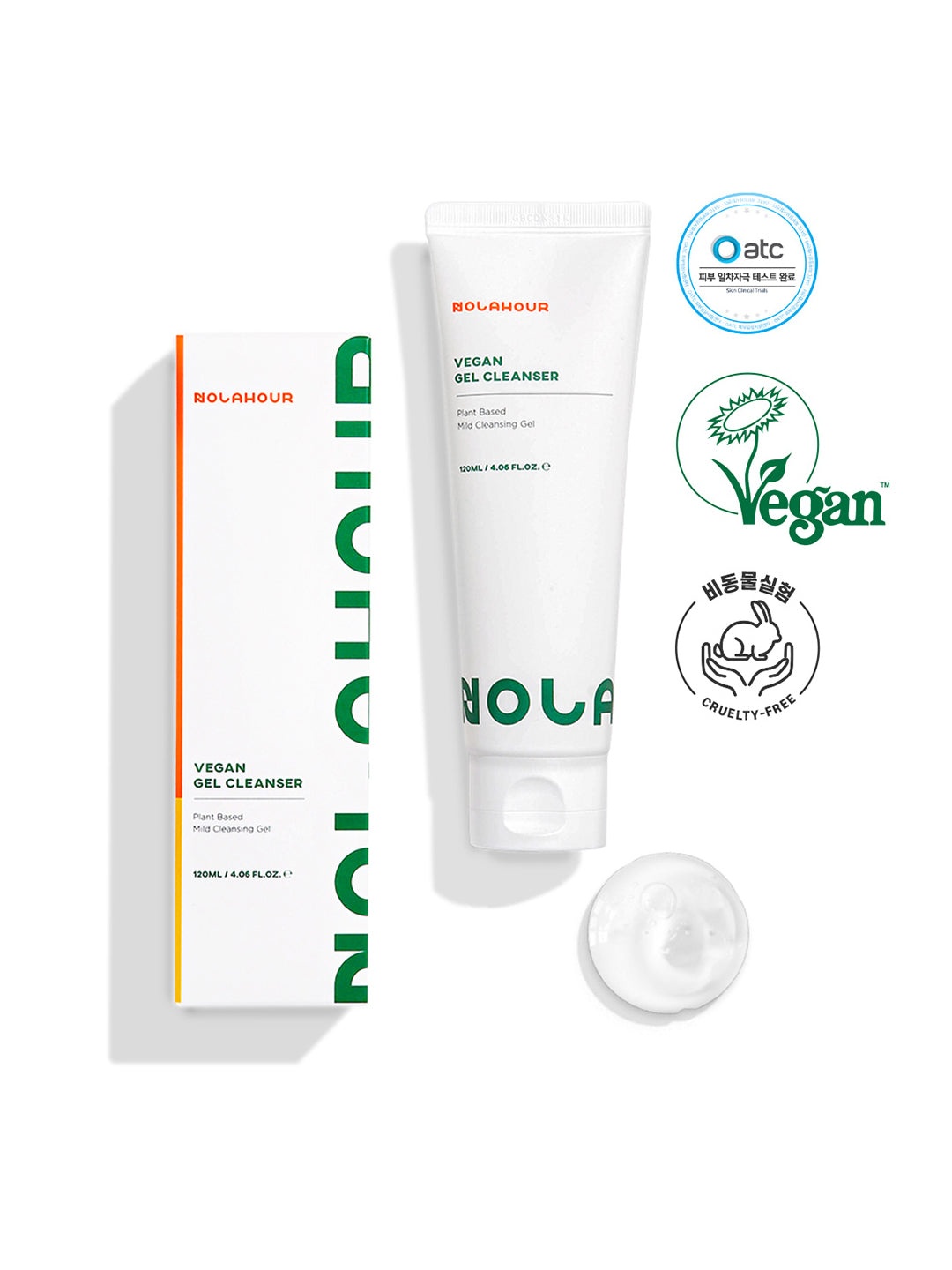 NOLAHOUR Vegan Gel Cleanser 120ml