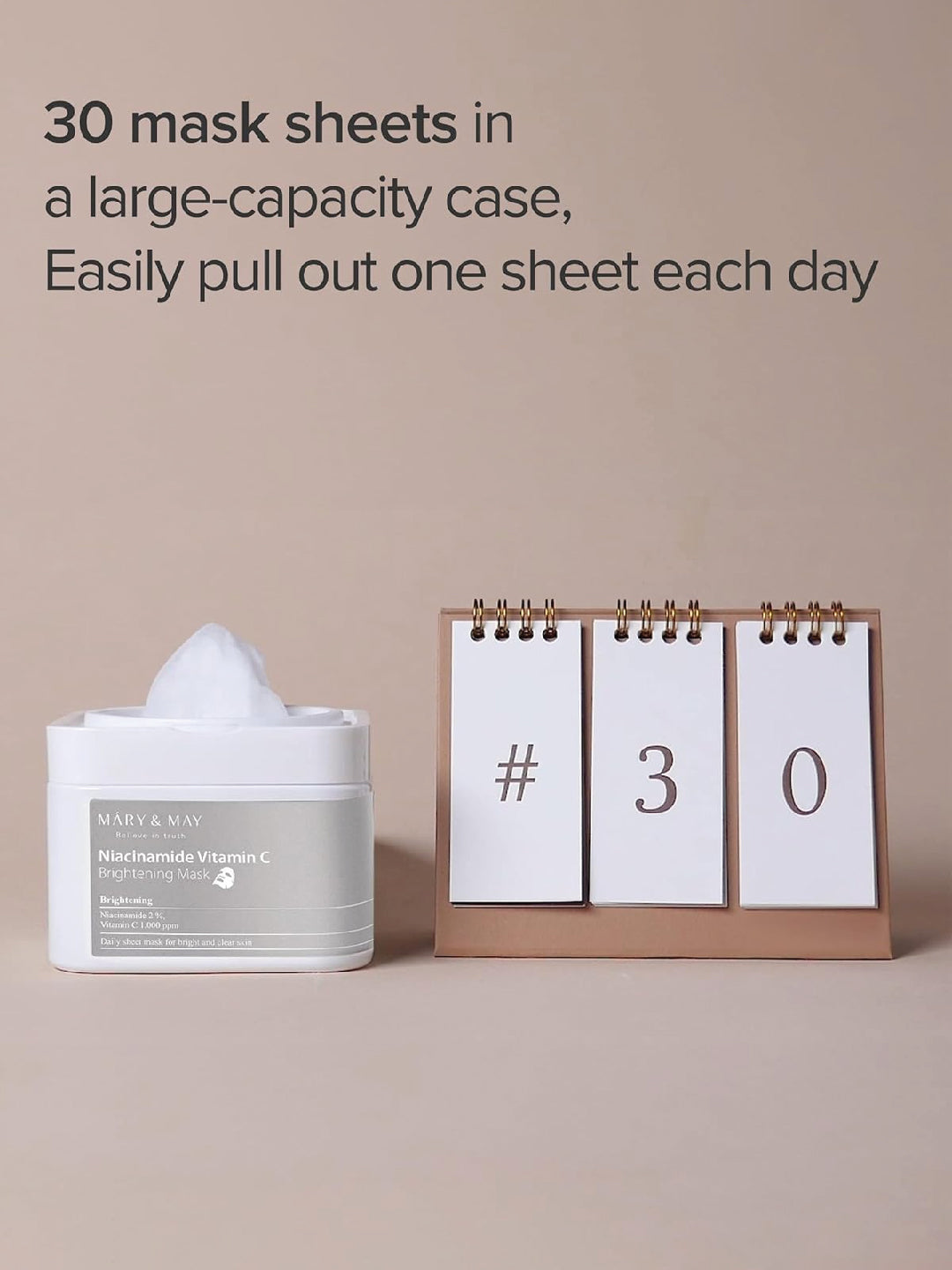 Mary&May Niacinamide Vitamin C Brightening Mask 30 EA