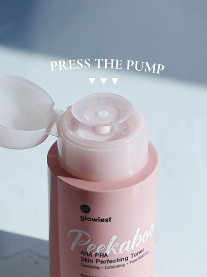 Glowiest Peekaboo AHA PHA Skin Perfecting Face Toner