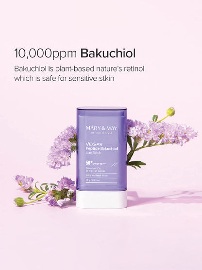 Mary&May Vegan Peptide Bakuchiol Sun Stick SPF50+