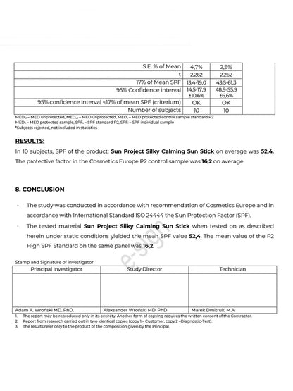 Thank You Farmer Sun Project Silky Calming Sun Stick SPF50+ PA++++