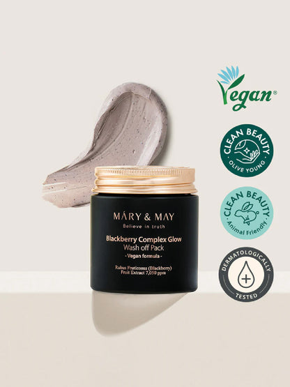 Mary&May Blackberry complex Glow Washoff Pack 125g
