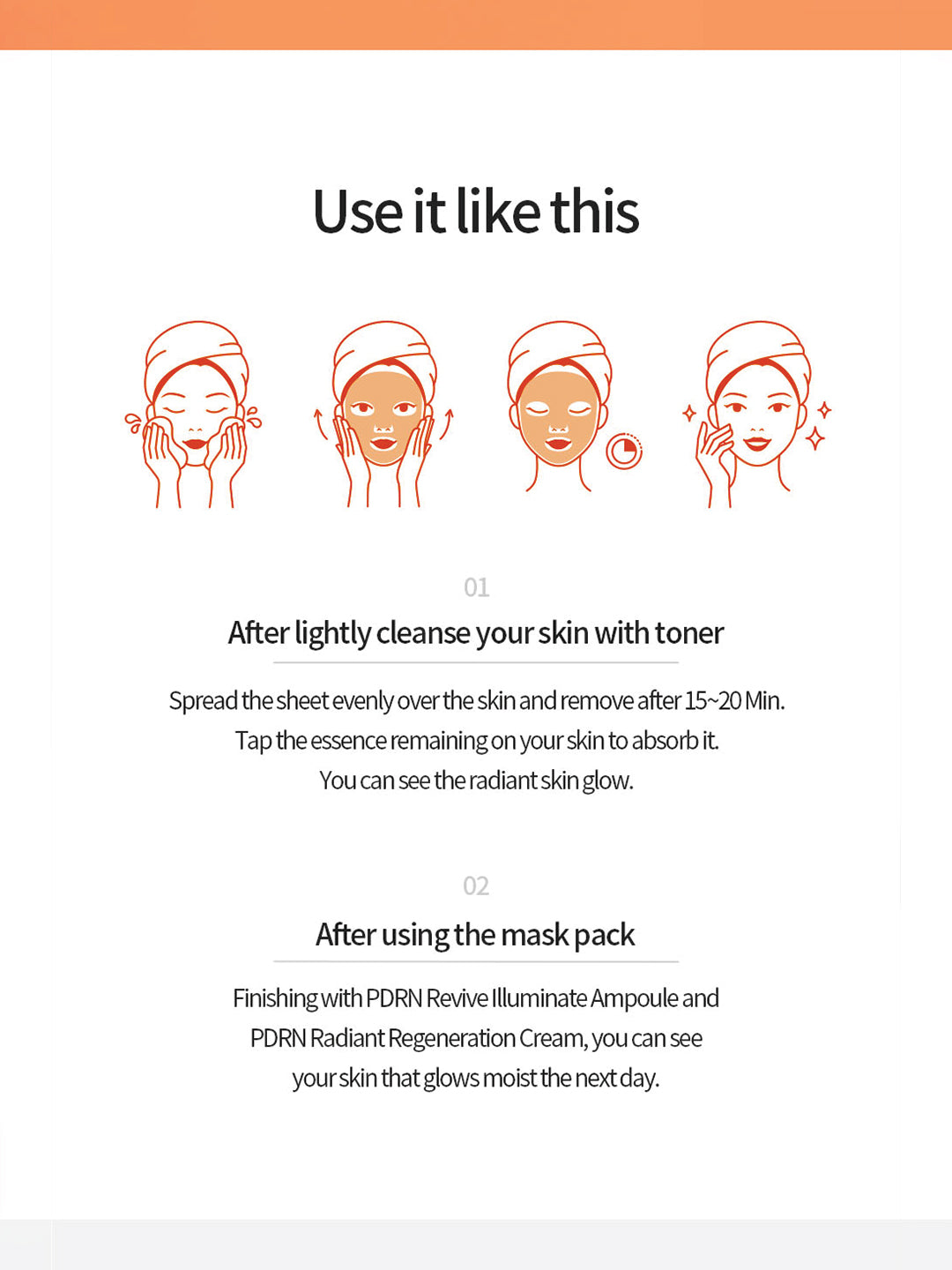 WHA'YUNSUL PDRN Rejuvenating Glow Mask pack