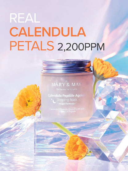 Mary&May Calendula Peptide Ageless Sleeping Mask 110 g