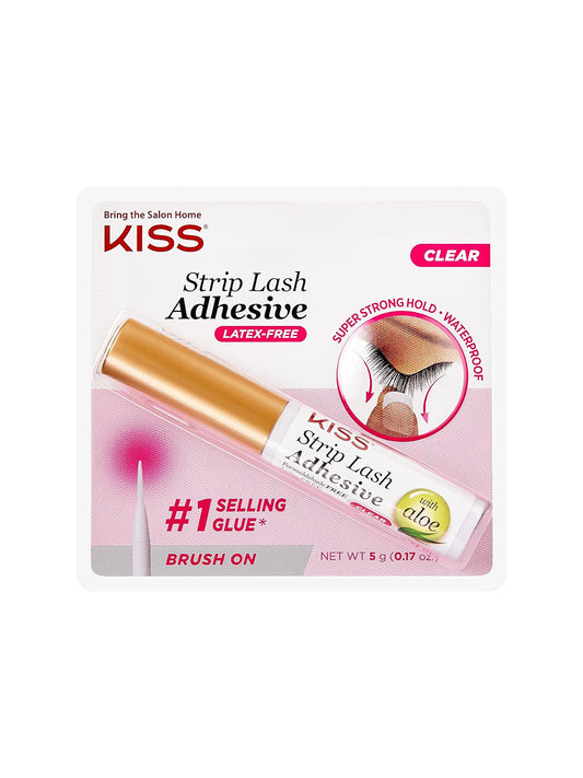 KISS 24hr STRIP EYELASH ADHESIVE-CLEAR