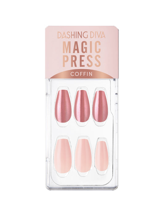DASHING DIVA MAGICPRESS Soft Pink Metal