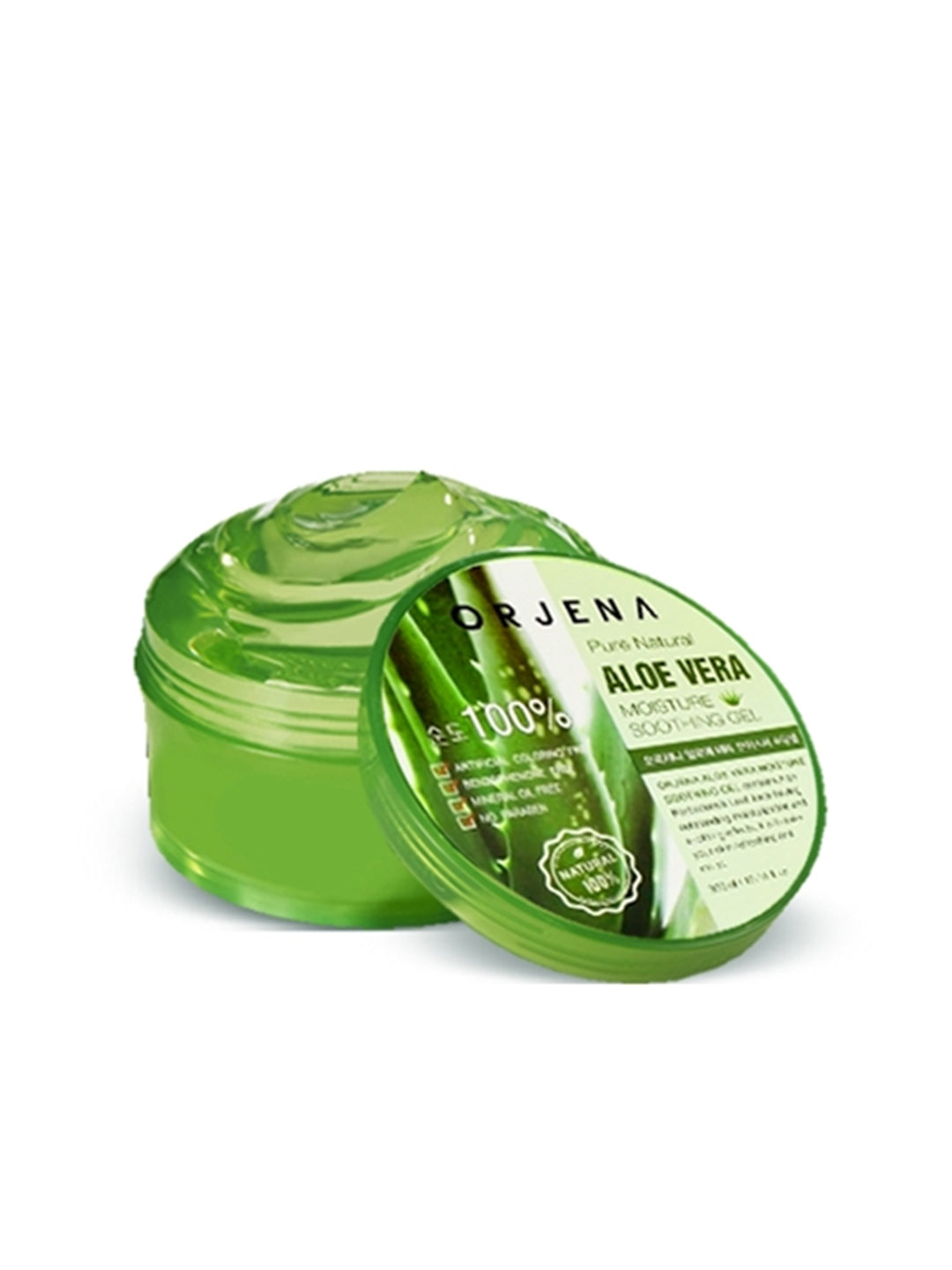 ORJENA ALOE 100% SOOTHING GEL 300ML| Aloe Gel for Intense Moisturisation | Korean Skincare |