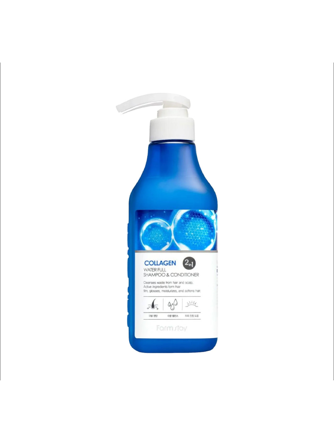 FARMSTAY Collagen Water Full Shampoo & Conditioner 530 ML