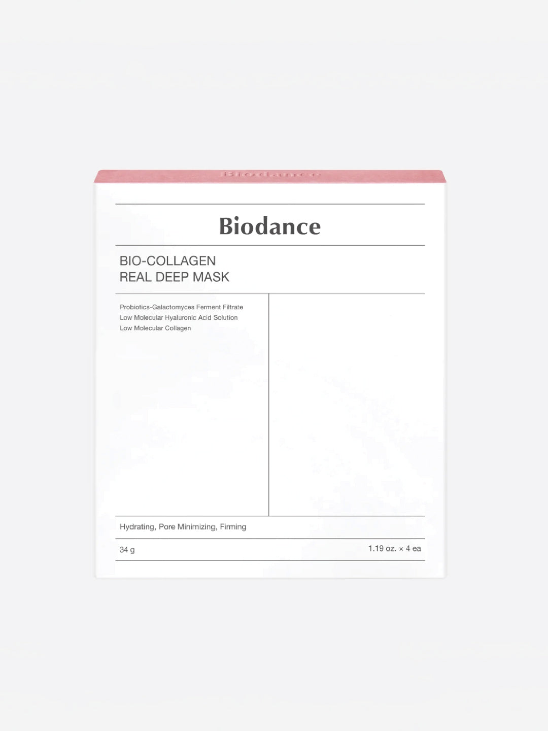 [Biodance] Bio Collagen-Real Deep Mask 1Box (34g*4ea)