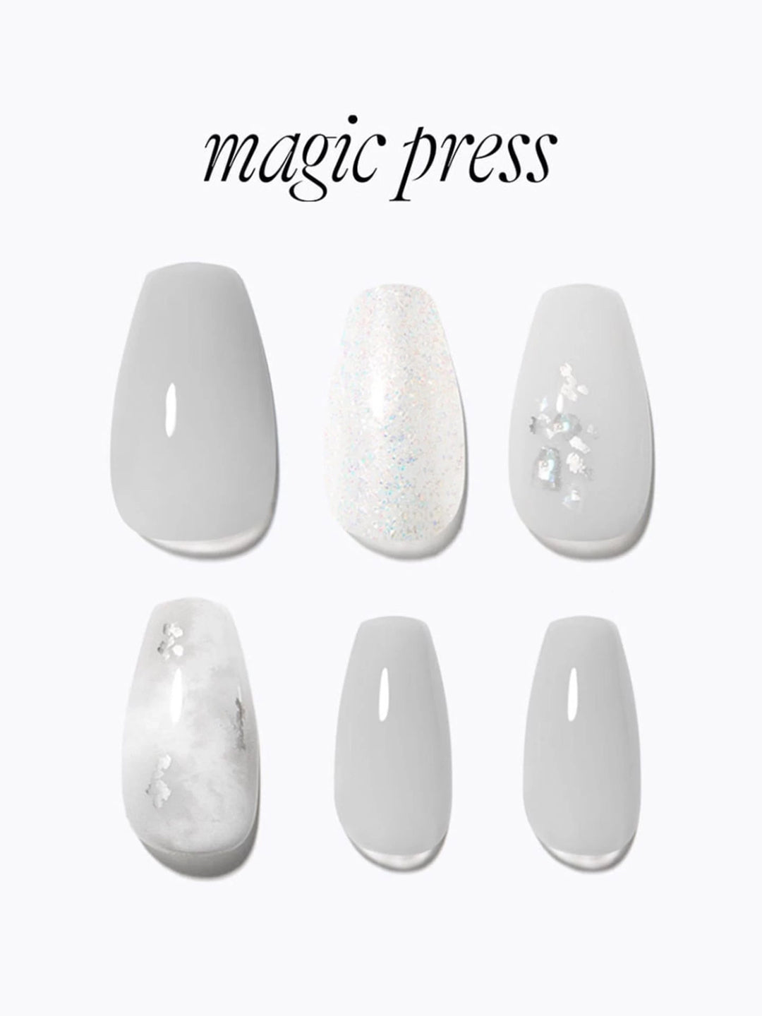 DASHING DIVA MAGICPRESS Greyish Marble