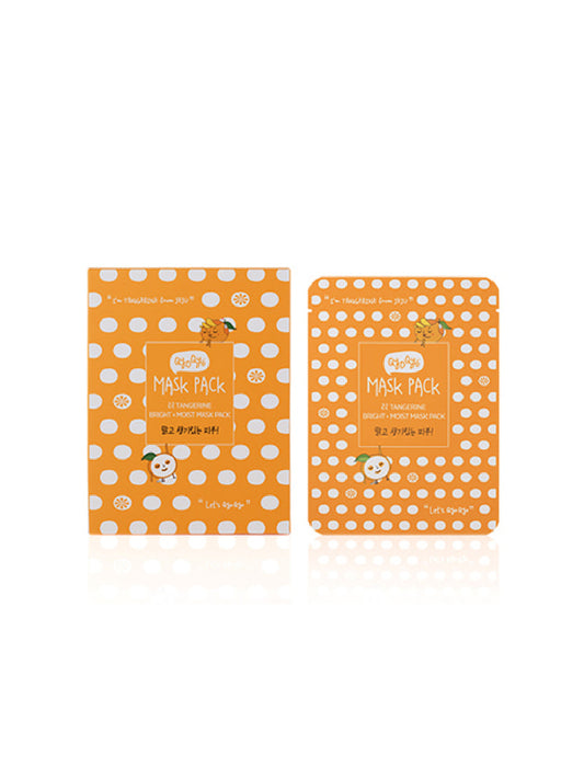 QyoQyo Tangerine Bright Moisture Mask Pack