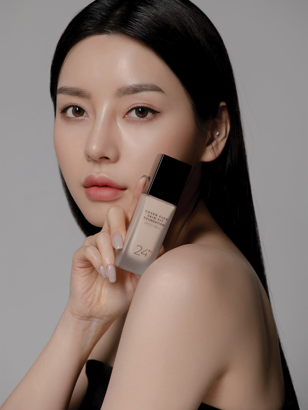 B.O.M - Cover Flex Skin Fit Foundation SPF37 PA++ 25 Sand Beige – view 4