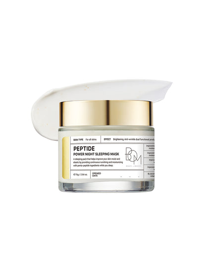 B.O.M PEPTIDE POWER NIGHT SLEEPING MASK