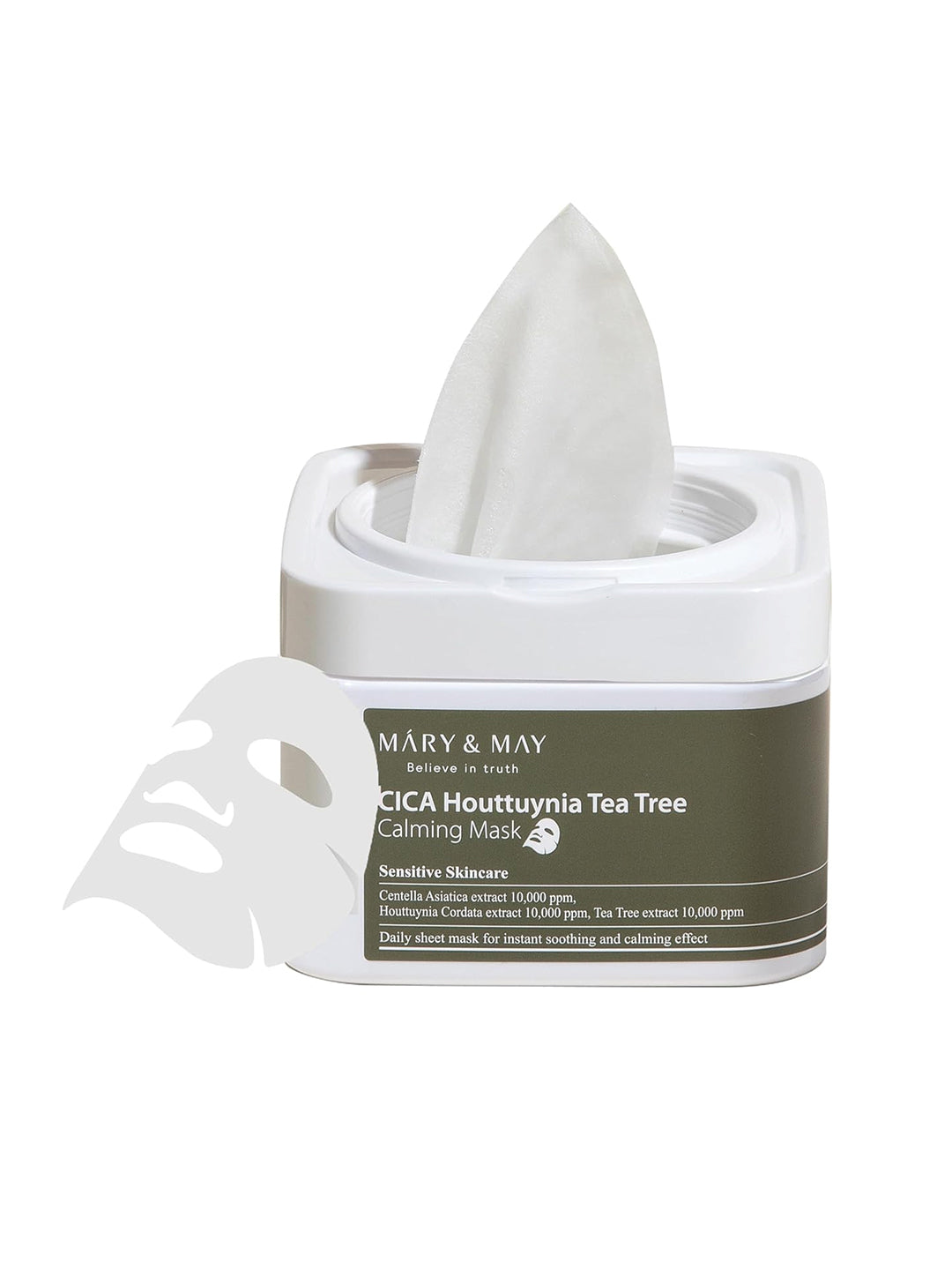 Mary&May Cica Houttuynia Tea Tree Calming Mask 30EA