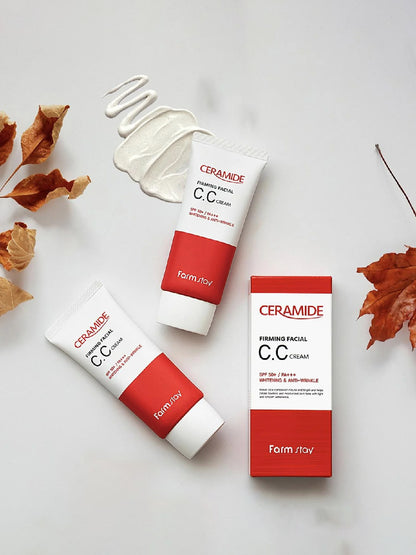 FARMSTAY CERAMIDE FIRMIN FACIAL CC CREAM 50 g