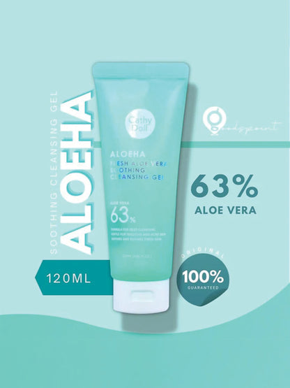 CATHY DOLL FRESH ALOEVERA SOOTHING CLEANSING GEL 120ML