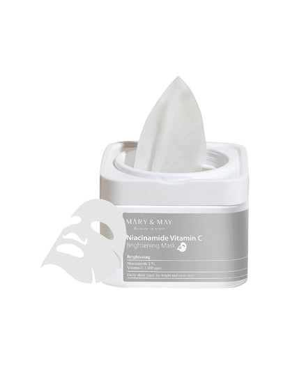 Mary&May Niacinamide Vitamin C Brightening Mask 30 EA