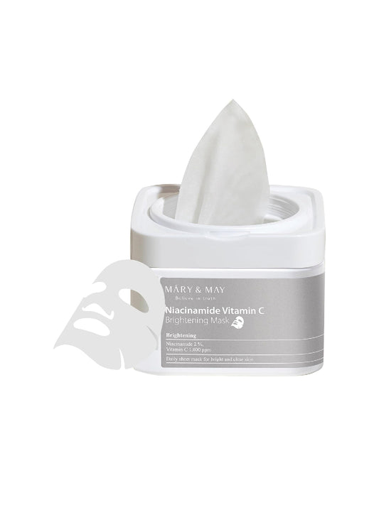 Mary&May Niacinamide Vitamin C Brightening Mask 30 EA