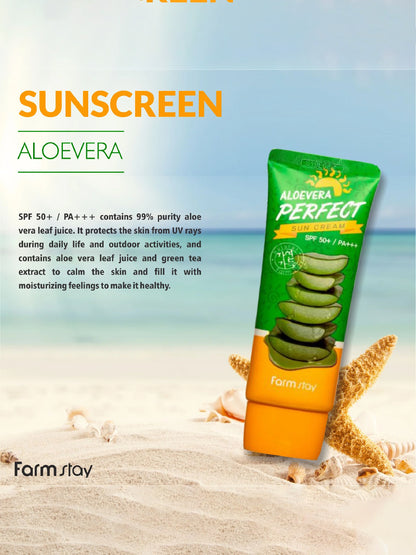 FARMSTAY Aloevera Perfect Sun Cream