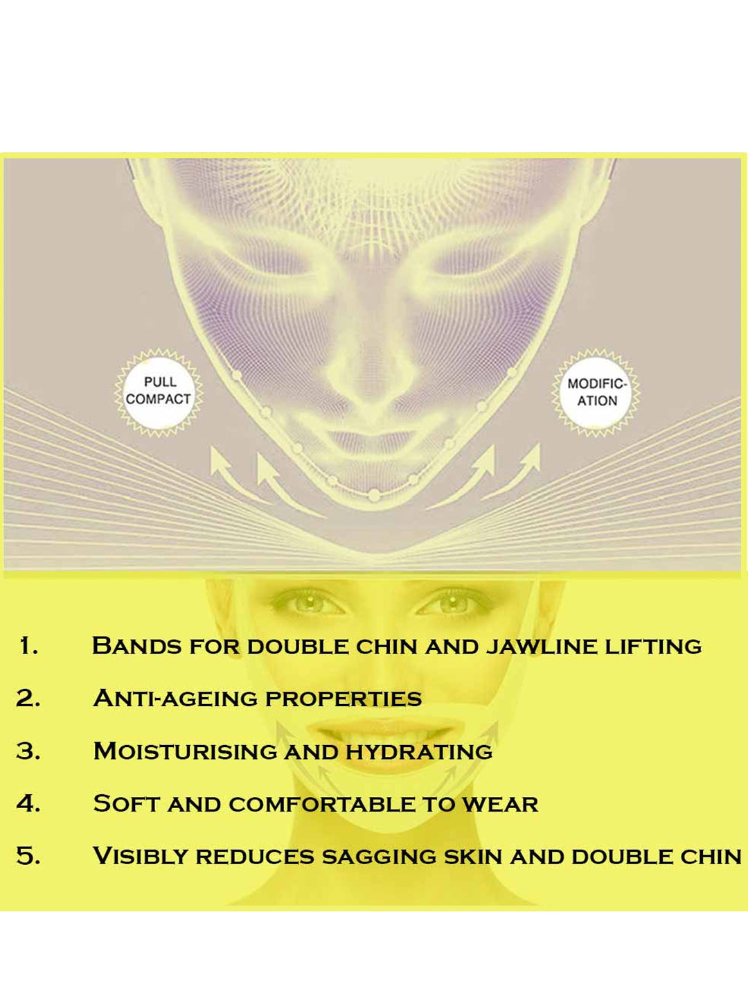 Face up Gel Chin Band