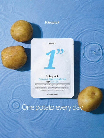 1CHOPICK POTATO FACIAL MASK 125G (25GX5 SHEETS)