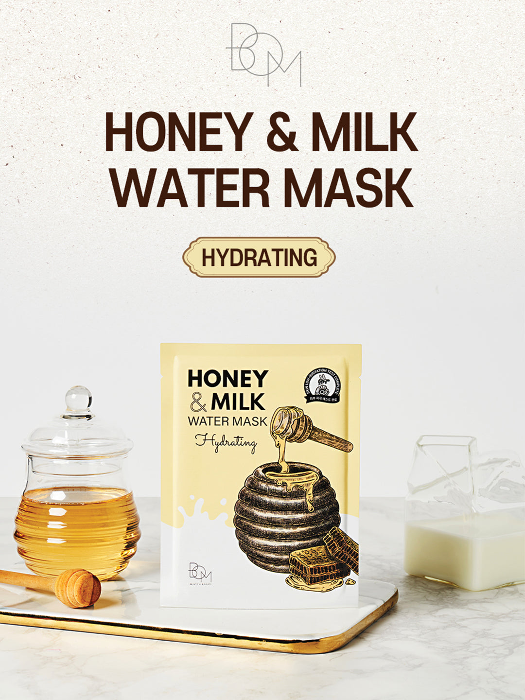 B.O.M HONEY AND MILK WATER MASK - Hydrating