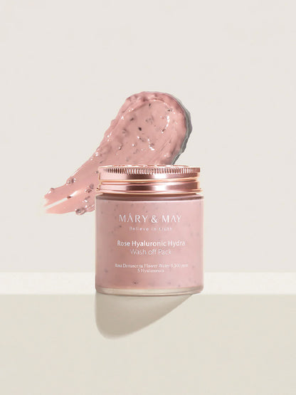 Mary&May Rose Hyaluronic Hydra Wash off Pack 125g