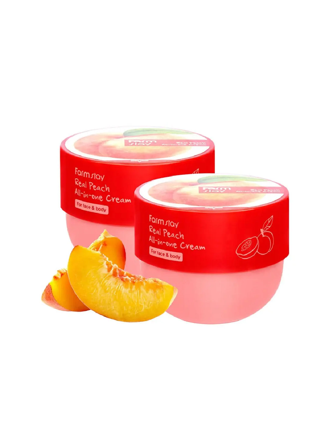 FARMSTAY Real Peach All in One Cream 300 ml