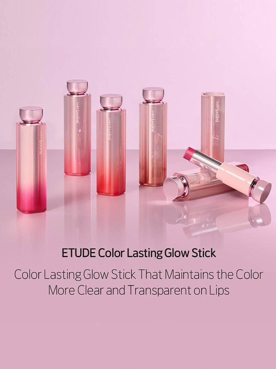 etude color lasting glow stick 04 Pink wish