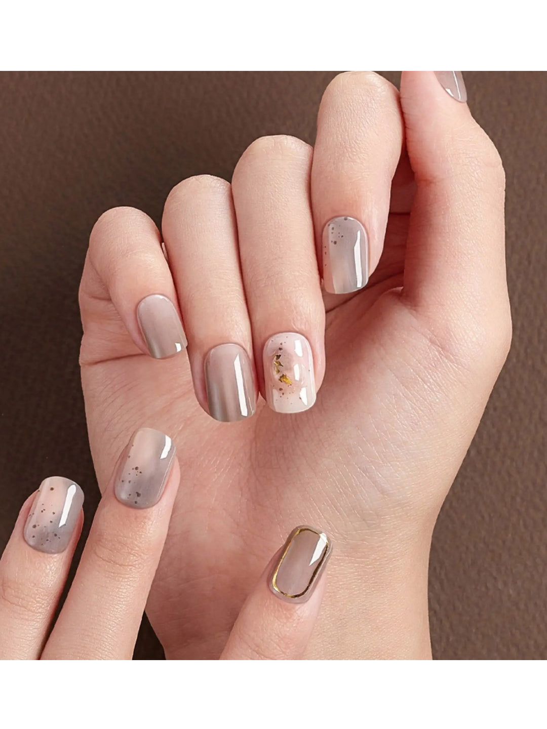 DASHING DIVA MAGICPRESS Sheer Gray