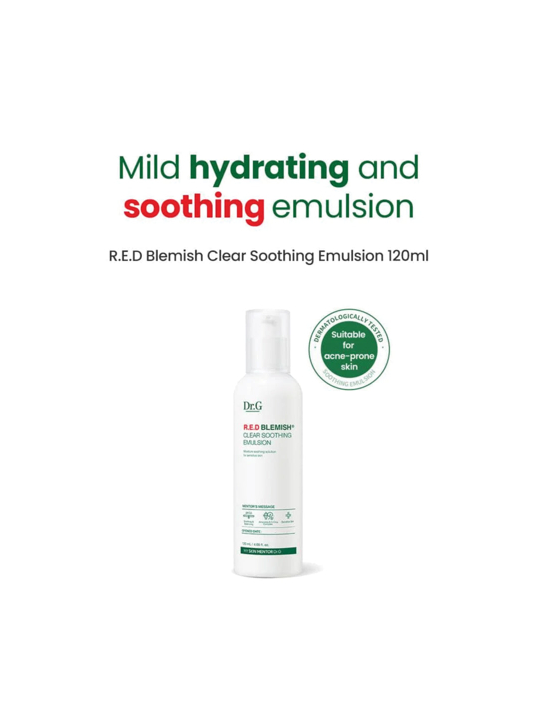 DR.G R.e.d Blemish Clear Soothing Emulsion – view 2