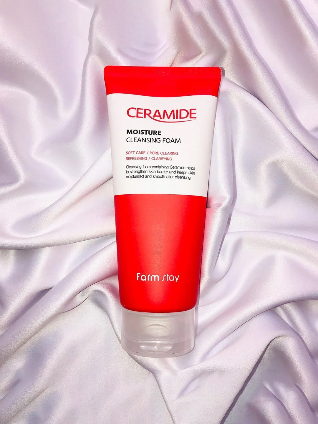 FARMSTAY CERAMIDE MOISTURE CLEANSING FOAM 180 ML