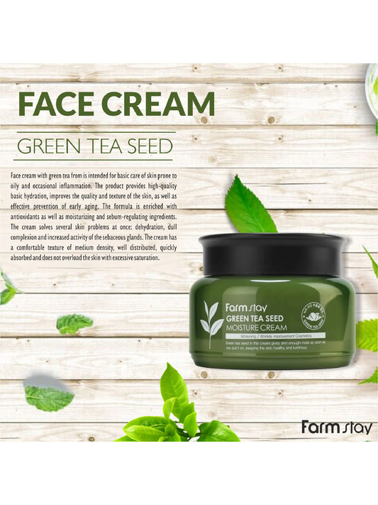 FARMSTAY Green Tea Seed Moisture Cream 100 g