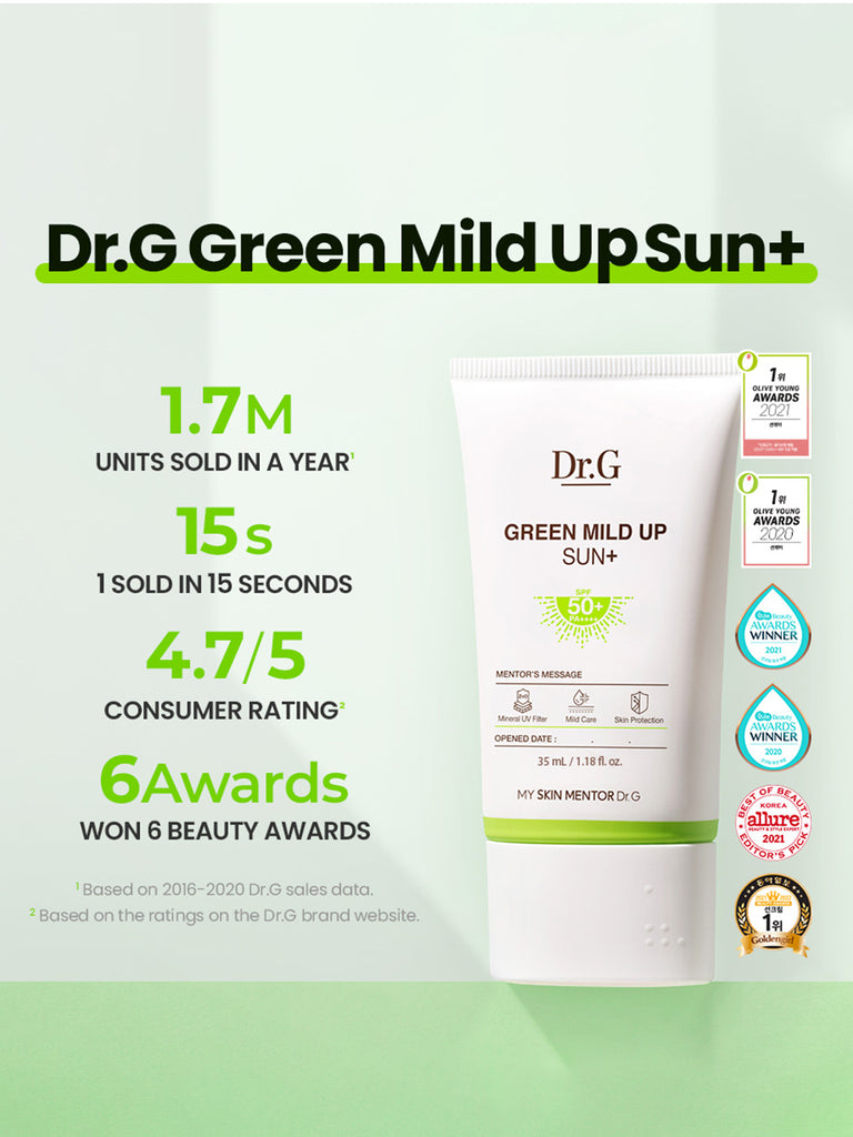 DR.G GREEN MILD UP SUN+ SPF50+ PA++++