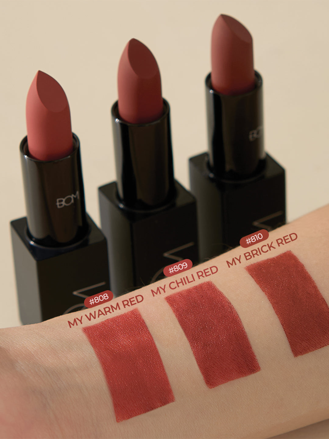 B.O.M - MY LIPSTICK MY CHERRY RED