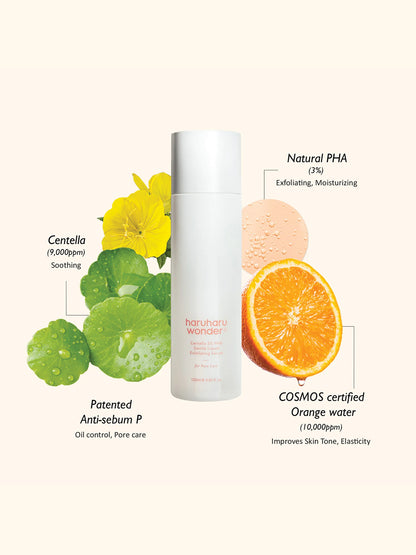 HaruHaru Wonder Centella 3% PHA Gentle Liquid Exfoliating Serum 120ml