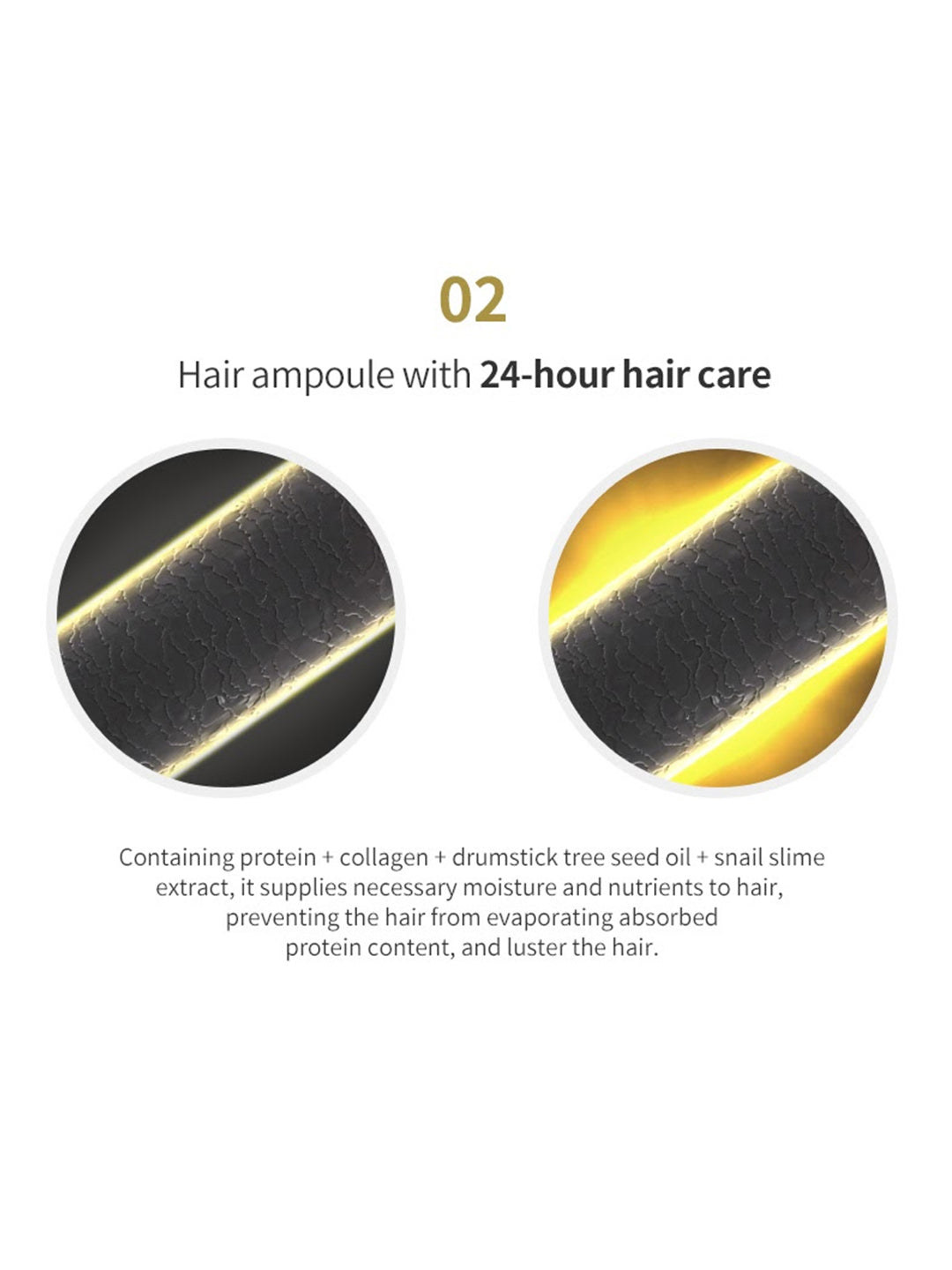 Lador Snail Sleeping Hair Ampoule (Leave-in treatment)