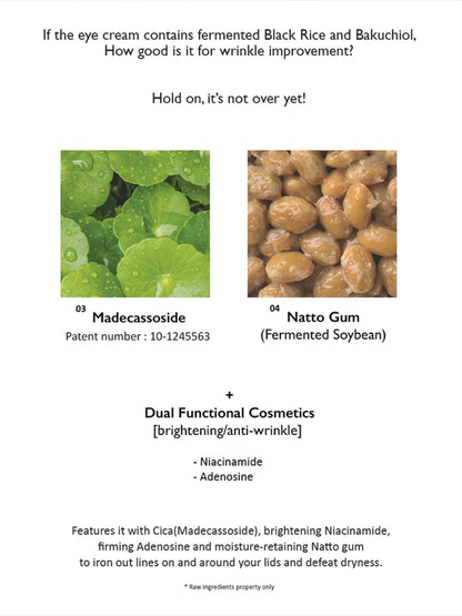 HaruHaru Wonder Black Rice Bakuchiol Eye Cream 20ml