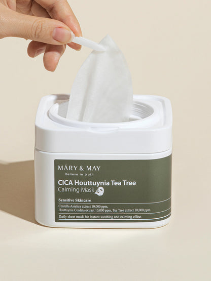 Mary&May Cica Houttuynia Tea Tree Calming Mask 30EA