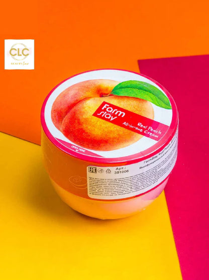 FARMSTAY Real Peach All in One Cream 300 ml