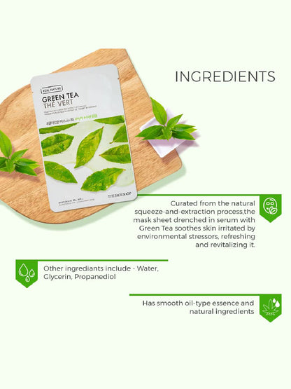 The Face Shop Real Nature Green Tea Masksheet