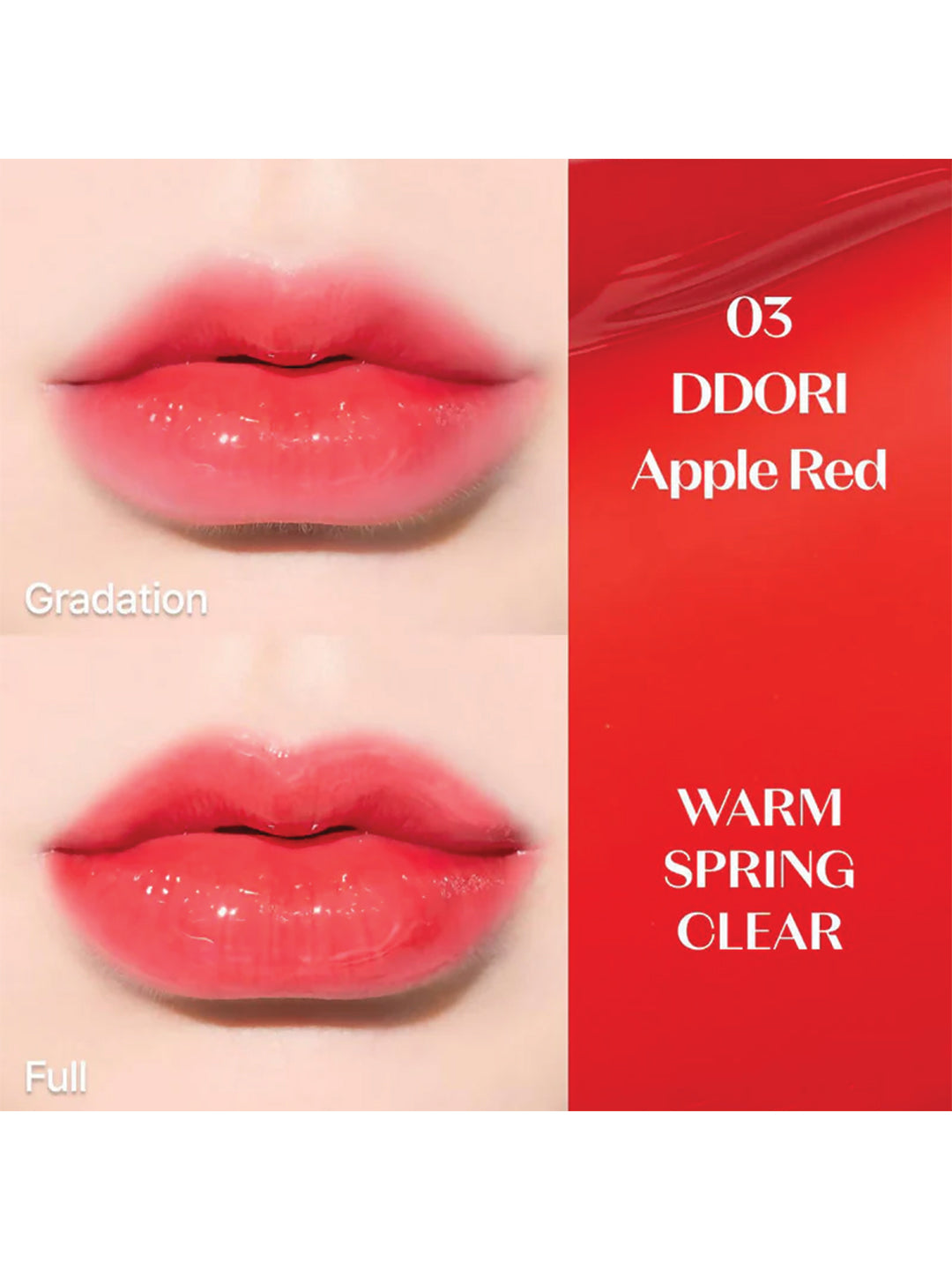 ETUDE Over Glowy Tint  03 DDORI Apple Red